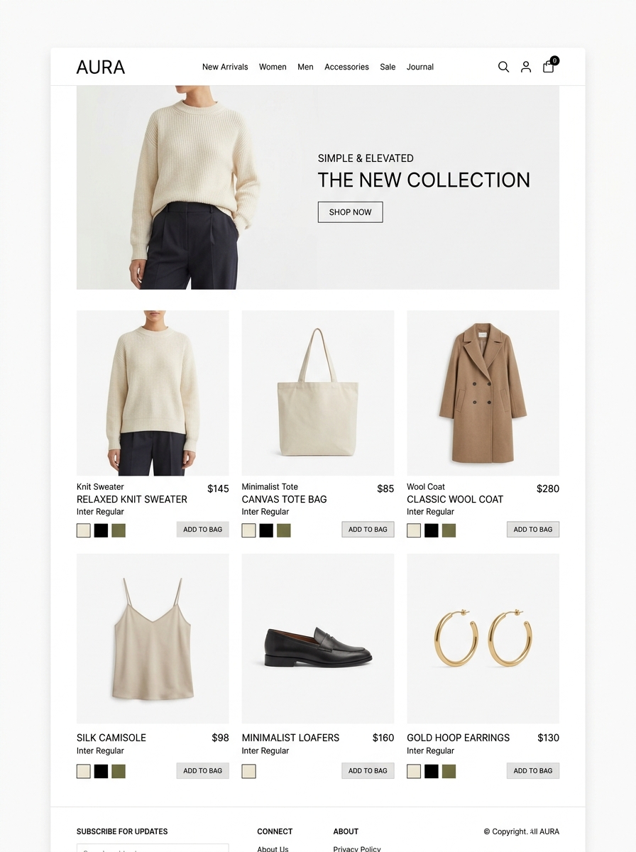 Minimalist Storefront