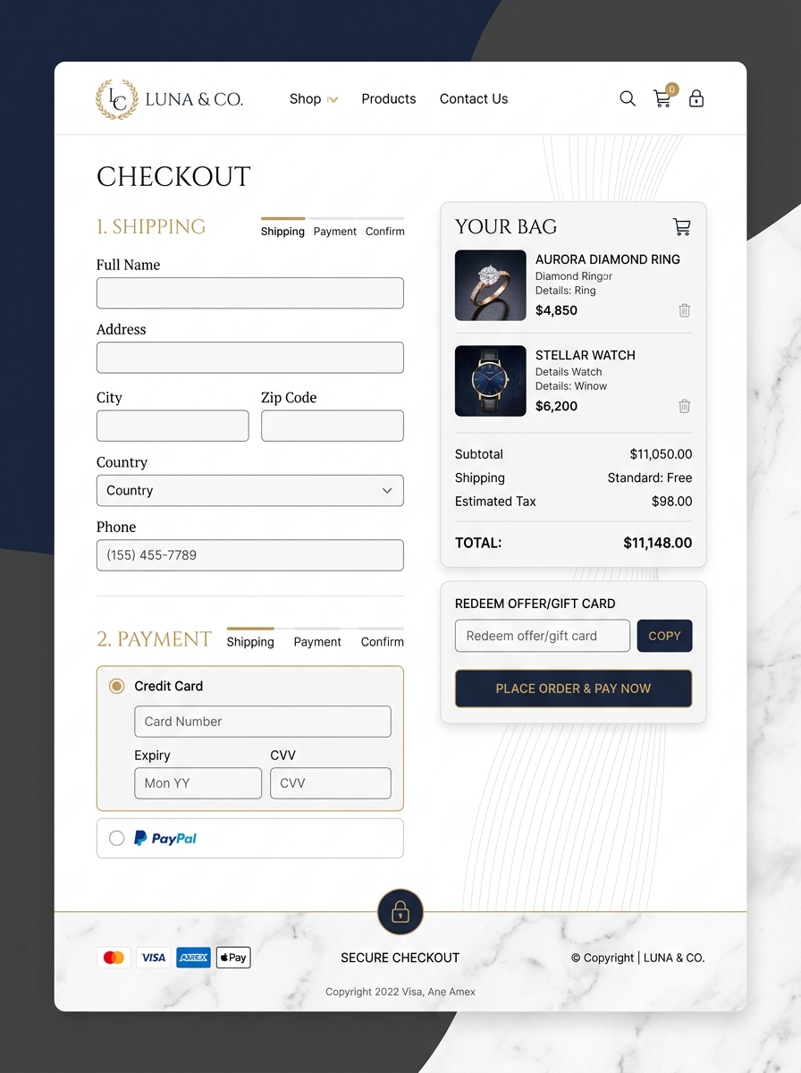 Luxury Checkout